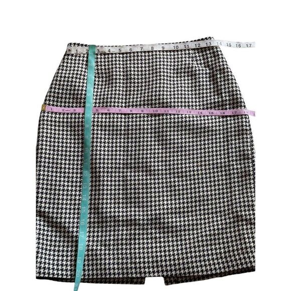 T Tahari Houndstooth skirt size 4 - Picture 2 of 5